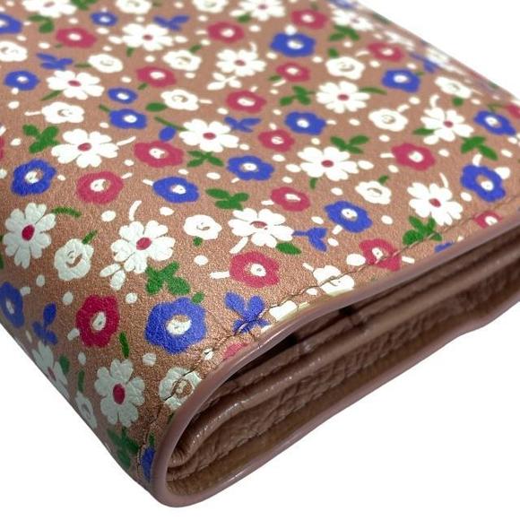 MIU MIU Wallet Folding Wallet Mini Wallet Pink Multi - Picture 4 of 10